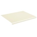 vidaXL Erstatningsduk for markise kremhvit 4,5x3,5 m