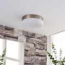 Lindby Taklampe Amilia med glasskjerm, til badet
