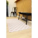Plastteppe Hilma Wave - 70x250 cm, Rosa
