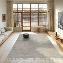 Ryetepper   Rani Natural Cotton Shaggy off white Størrelse: 240 x 340 cm