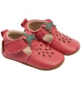 Mikk line Prewalker Leather Sandal 3D   Red   18/24M
