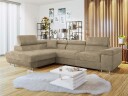 Gabina 4 seters sovesofa med sjeselong   beige