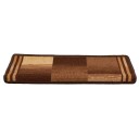vidaXL Selvklebende trappematter 15 stk 65x25 cm brun