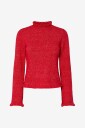 pieces   Genser pcJasmijn LS High Neck Knit   Rød