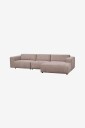 Rowico Home   Sofa Willard 4 seter med sjeselong til høyre   Beige