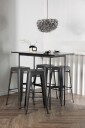 Venture Home   Spisegruppe Rax med 4 stk stoler Tempe   Svart