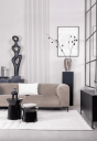 Trend Collection Keramisk Sofabord Cove Svart M Ø38 x H45
