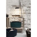 Muuto Restore oppbevaringskurv rund dusty green (blekgrønn)