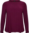 Zizzi   Bluse Calaura L/S Blouse   Lilla