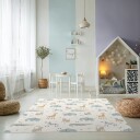 Barneteppe Safari Friends multi Størrelse: 160 x 230 cm