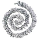  Julekrans med LED lys grønn 10 m PVC