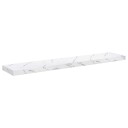  Vegghylle Hvit marmor 120 x 23,5 x 4 cm Konstruert tre