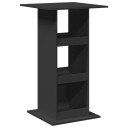  Barbord med oppbevaring svart 60x60x102 cm konstruert tre 8721158386175