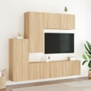 vidaXL Vegghengte TV-enheter 5 deler sonoma eik konstruert tre 8721012469068