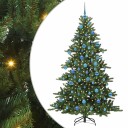  Kunstig sammensatt juletre med 300 LED med stativ 180 cm PVC