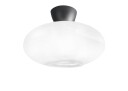Nordesign Cup 105 taklampe med glasskuppel 28 cm - Svart/Opal hvit