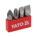 Yato Yt-2812 4 Stykker Flat Philips Ph 2 Ph 3 8,10 Mm Stål 36 Mm