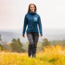 RevolutionRace Evolution Stretch Fleece Hoodie Dame Moonlit Ocean/Stellar Størrelse:L   Dame > Overdeler > Fleece & midlayers
