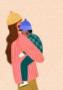 Loving Winter Embrace Plakat / 70x100