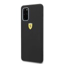 Ferrari Hardcase Mobildeksel S20+ G985 Svart Silikon