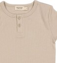 MarMar T skjorte   Rib   Modal   Stone Wall   MarMar   1 år 80   T skjorte   Beige