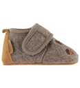 Mikk line Tøfler   Prewalker Ull   Eikenøtt   Mikk line   27/28   Tøfler Beige Brun
