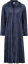 Damella   Koselig kjole Velour Fleece Robe   Blå