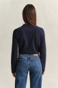 Gant Reg Ls Polo Pique   Navy   S