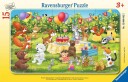 Ravensburger Puslespill i Ramme 15 Brikker DyrefÃ¸dselsdagsfest