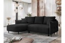 Sycylia Sofa med Divan 3 seter   Svart