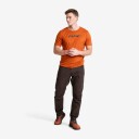 Revolutionrace Mission Slim Fit T shirt Herre Cactus Green XS Herre Overdeler T skjorter