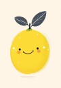Happy Lemon Plakat Plakat / 30x40cm