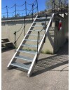 Galvanisert trappetrinn 1200x280mm