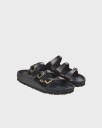 Joggesko Birkenstock Florida Fresh Natural Leather Patent High Shine Black EUR 38