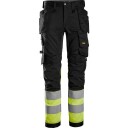 Snickers Workwear 6234 Arbeidsbukse svart/Hi-Vis gul Svart/Hi-Vis Gul, Klær