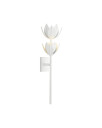 Visual Comfort Alberto Large Two Tier Sconce White