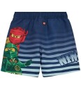 LEGO® Ninjago Badeshorts - LwAgan 305 - Mørkeblå m. Trykk - LEGO® Wear - 5 år (110) - Badetøy