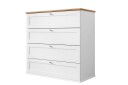 Kommode Hammerdal 92 cm   Hvit/Eik