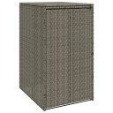 vidaXL Søppelboks Grå 65 x 80 x 115 cm Polyethylen