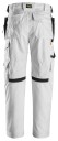 Snickers Workwear 6224 AllroundWork Arbeidsbukse hvit Hvit, Klær