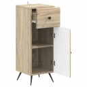 vidaXL Baderom Oppbevaringsskap BREDA Sonoma eik 30 x 31 x 80 cm