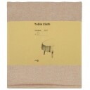 vidaXL Bordduk 5 stk. Oval Beige 130 x 180 cm