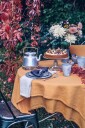 Lovely Linen   Duk Lovely i vasket lin   Gul