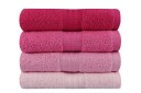 Hobby Håndkle 50x90 cm 4 pk   Rosa