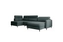 Berrto Sofa med Divan og Sjeselong 5 seters   Grønn