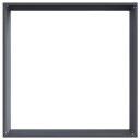 vidaXL Gjerdekant Antrasitt 50 x 50 x 13 cm Stål