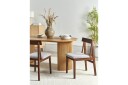 Matsalsstol Beliani Isle set om 2 Mörk Trä-Beige NO_BRAND Dark wood VALUE_MISSING_1 -