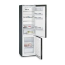 Siemens iQ500 Kombiskap med Flaskestativ og Oppbevaringsskuffer - Svart Inox