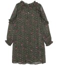 Creamie Kjole   Flower Dot   Olive Natt   Creamie   6 år 116   Kjole   Grønn