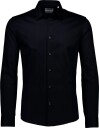 Lindbergh Plain Sateen Superflex L/S   BLACK   XL